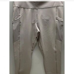 NEW Fabletics Women’s Ultra High Waisted Pureluxe 7/8 Leggings Beige Size 2X